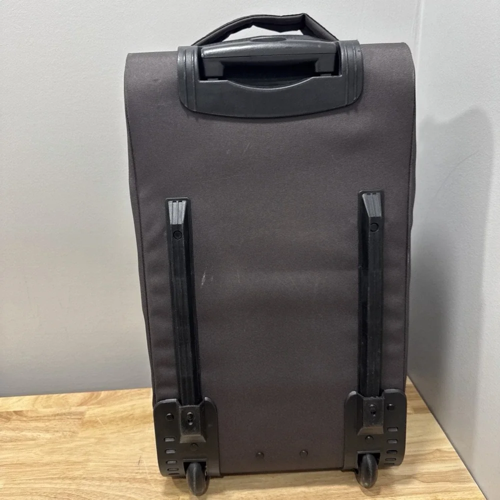 Eddie Bauer Commuter Duffel Rolling Carry On Backpack Wheeled Travel Bag Black